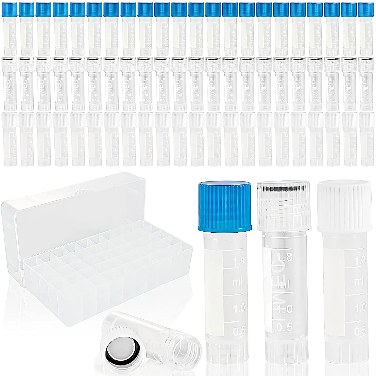 150 Pcs 2 ml Plastic… — Photo 1