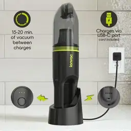 IonVac Handvac Handheld Cordless Vacuum,… — Photo 4