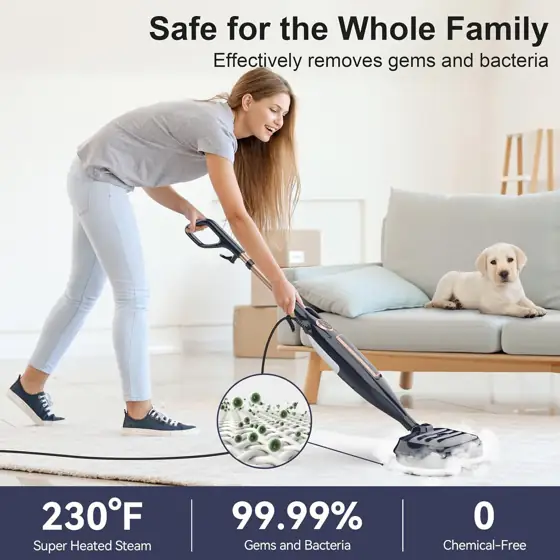 DEVOAC VM6 Steam Mop with… — Photo 2