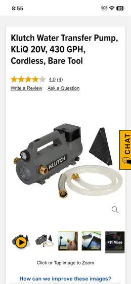 Water Transfer Pump, KLiQ 20V,… — Photo 1