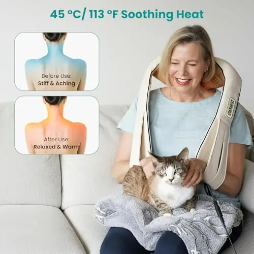 Nekteck Shiatsu Neck Massager with… — Photo 4