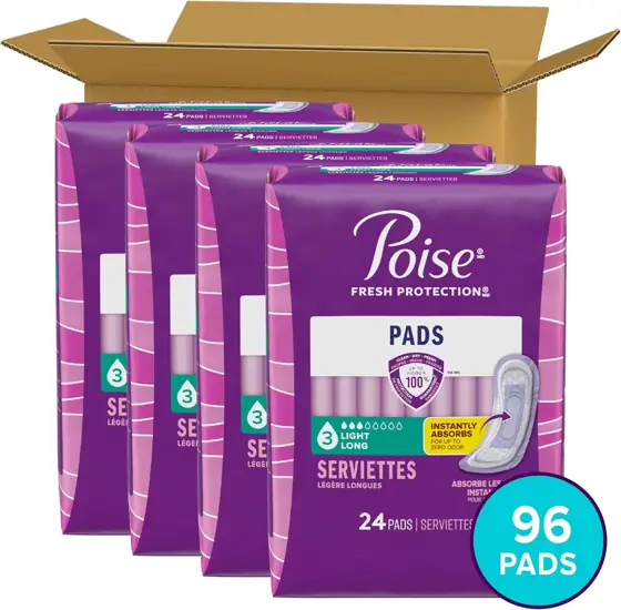 Poise Incontinence Pads for Women,… — Photo 2