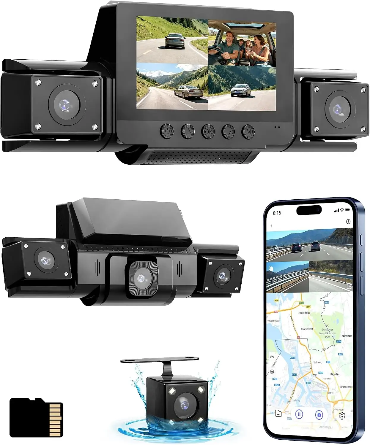 4 Channel Dash Cam 360… — Photo 1
