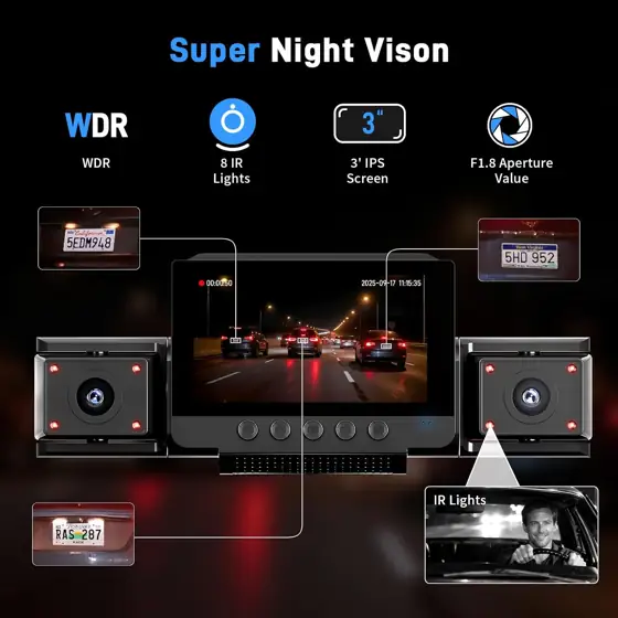 4 Channel Dash Cam 360… — Photo 3