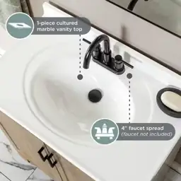 Oakley 31 in. Single Sink… — Photo 4