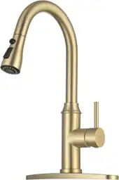 Arofa Brushed Gold Kitchen Faucet… — Photo 1