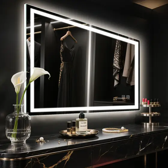 48x36 Bathroom Mirror with Light,… — Photo 1