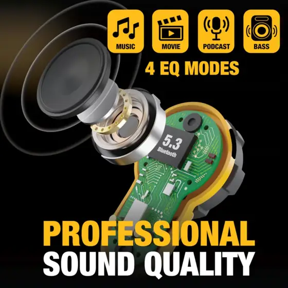 DeWalt Wireless Bluetooth Earbuds w/Charging… — Photo 3