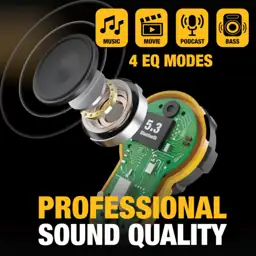 DeWalt Wireless Bluetooth Earbuds w/Charging… — Photo 3