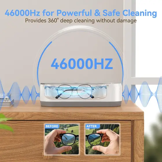 Jewelry Cleaner, KUNPHY 46kHz Ultrasonic… — Photo 2