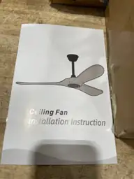 60' Wood Ceiling Fan Without… — Photo 6