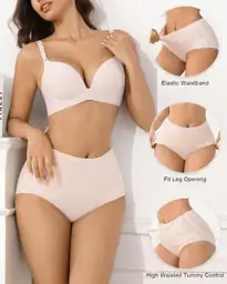 J-pone Tummy Control Hi-Waisted Panties… — Photo 3
