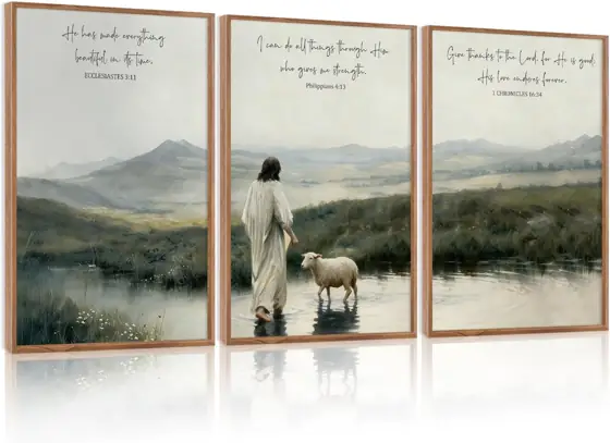 IARTTOP Christian Jesus Wall Art… — Photo 1