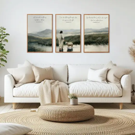 IARTTOP Christian Jesus Wall Art… — Photo 2