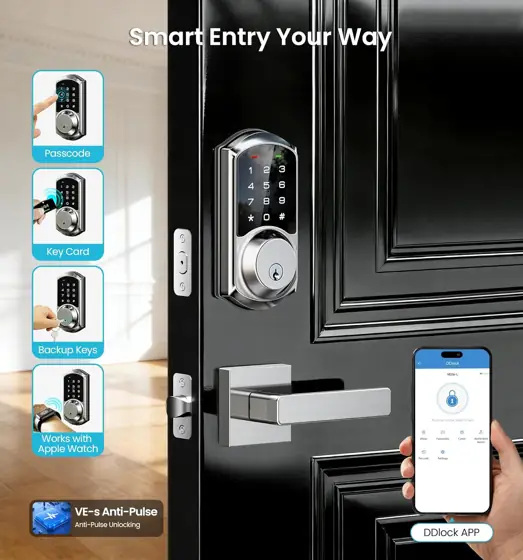 Veise VE06-L Smart Deadbolt Lock… — Photo 2