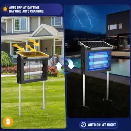 Solar Bug Zapper 4500V Waterproof… — Photo 2