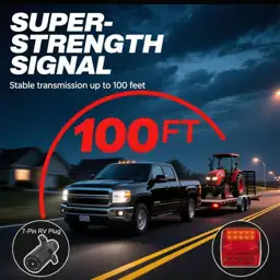 Wireless Trailer Lights, Magnetic Tow… — Photo 3