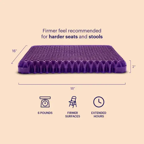 Purple Royal Seat Cushion, Portable… — Photo 2