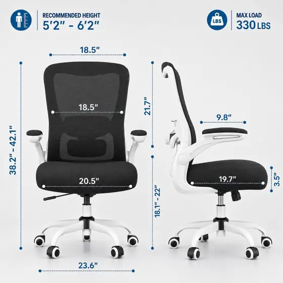 Ergonomic Office Chair with Adjustable… — Photo 2