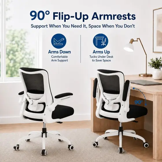 Ergonomic Office Chair with Adjustable… — Photo 4