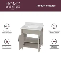 Aberdeen 30 in. Single Sink… — Photo 3