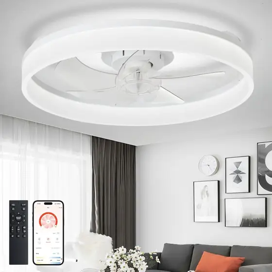 DLLT 20" Ceiling Fan with… — Photo 1