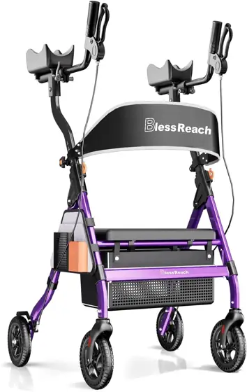 BlessReach Heavy Duty Upright Rollator… — Photo 1