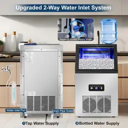 Commercial Ice Maker 120Lbs/24H, 2… — Photo 2