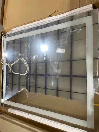 LOAAO 40"X32" RGB LED Bathroom… — Photo 5