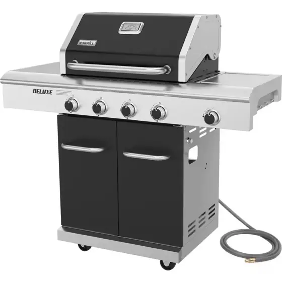 Deluxe 4-Burner Dual Fuel Gas… — Photo 1