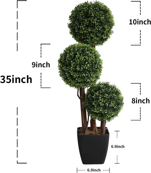 Artificial Topiaries Ball Tree Outdoor… — Photo 2