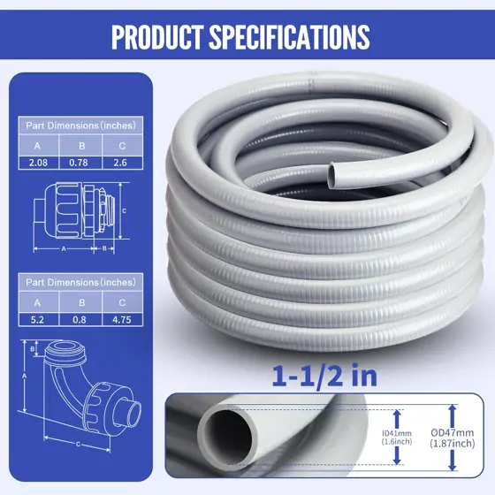 Liquid Tight Conduit 1-1/2 in,… — Photo 2