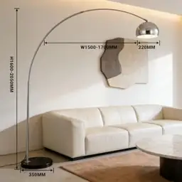 80" Arc Floor Lamp with… — Photo 3