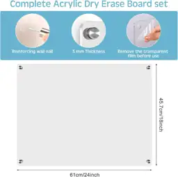 Ctosree 2 Pcs Clear Acrylic… — Photo 2