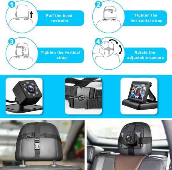 Baby Car Mirror with 4.3'… — Photo 2