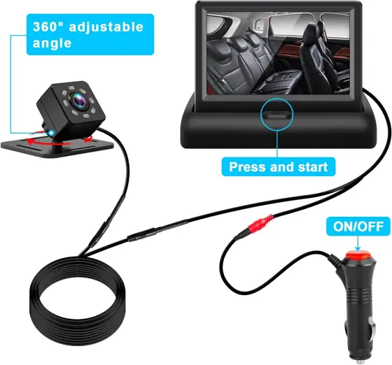 Baby Car Mirror with 4.3'… — Photo 3