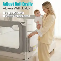 Baby Bed Rail Guard, Adjustable… — Photo 3