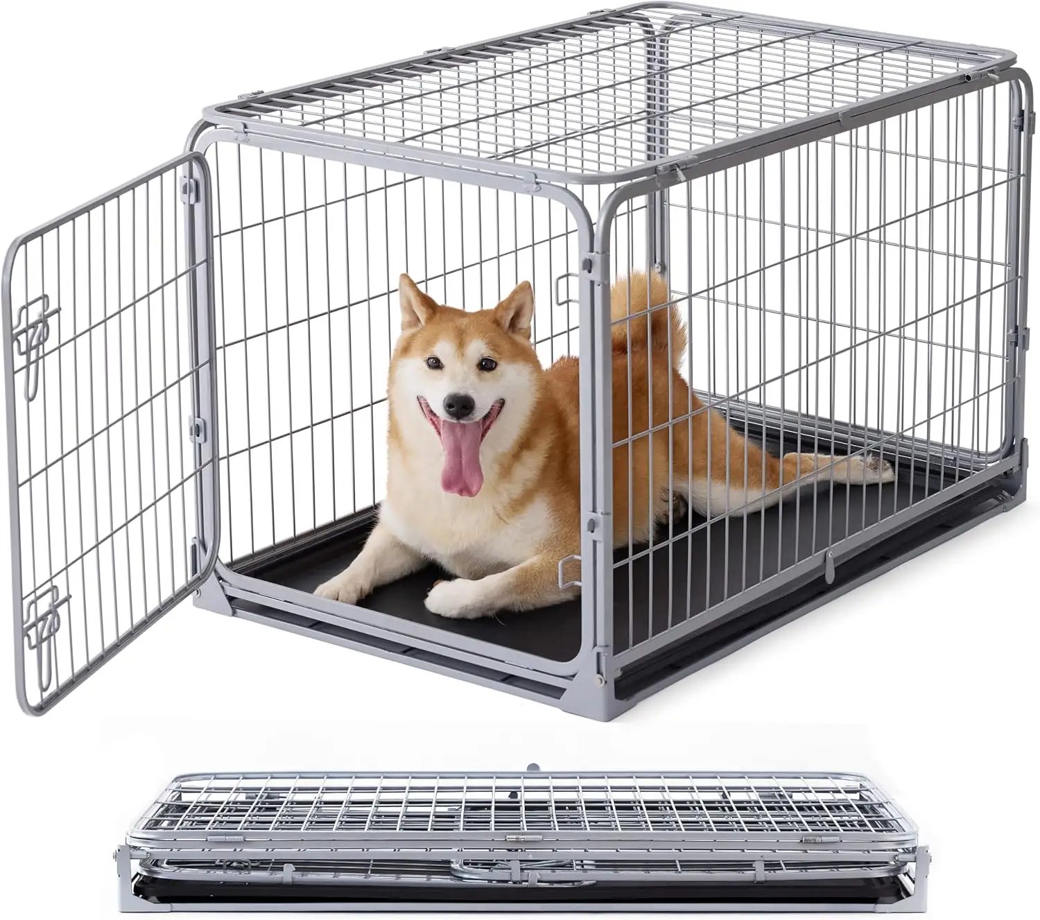 ZOMISIA Collapsible Dog Crate for… — Photo 1