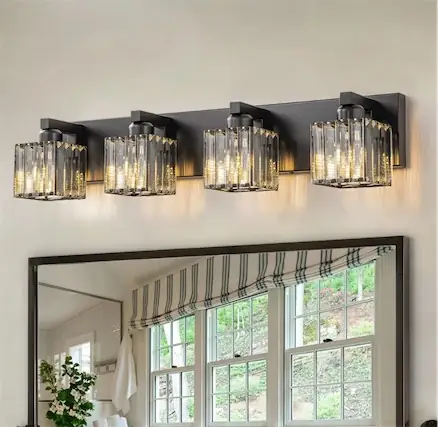 4 Light Modern Matte Black… — Photo 1
