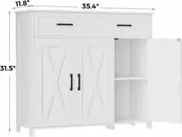 Homhedy Coffee Bar Storage Cabinet… — Photo 2