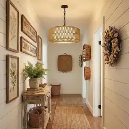9-52" Height Adjustable Farmhouse Chandelier,… — Photo 3