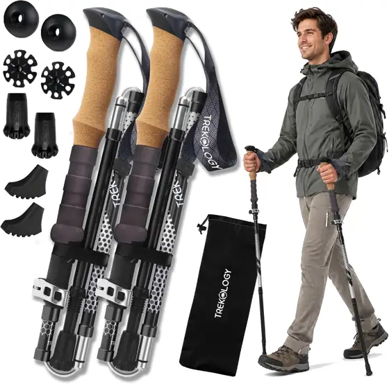 Trekology Trek-Z Hiking Trekking Poles,… — Photo 1