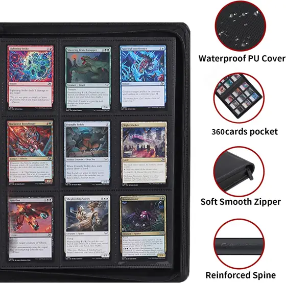 Snekdy 360-pocket trading card binder,… — Photo 2