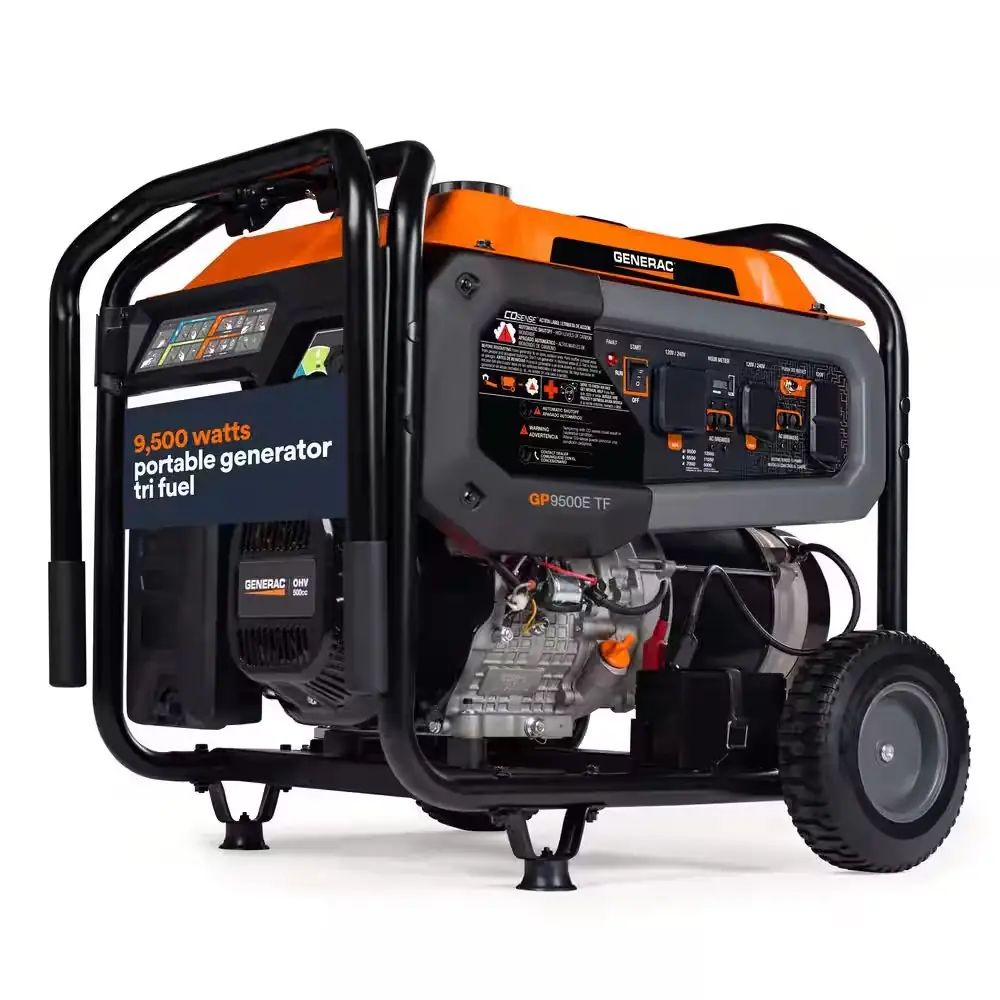 Generac 12500/9500-Watt Tri-Fuel Portable Generator… — Photo 1