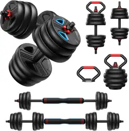 Adjustable Dumbbell Set 20/35/45/55/70/90 lbs,… — Photo 1