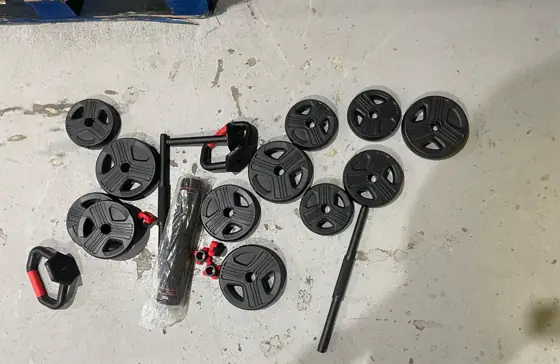 Adjustable Dumbbell Set 20/35/45/55/70/90 lbs,… — Photo 4
