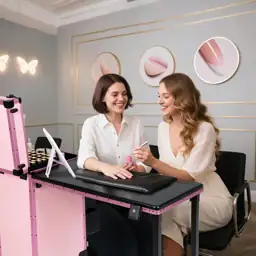 Manicure Table with 3 Drawers… — Photo 2
