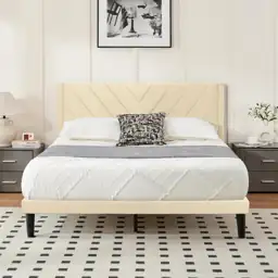 Queen Size Platform Bed Frame… — Photo 1