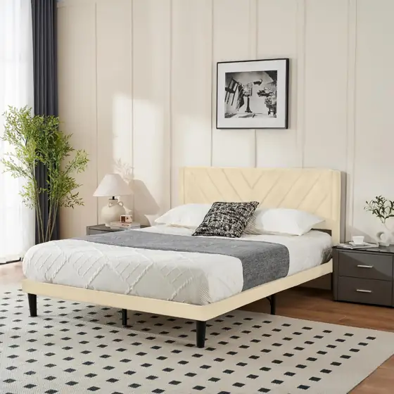 Queen Size Platform Bed Frame… — Photo 3