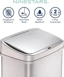 Ninestars 13-Gallon Automatic Trash Can,… — Photo 3